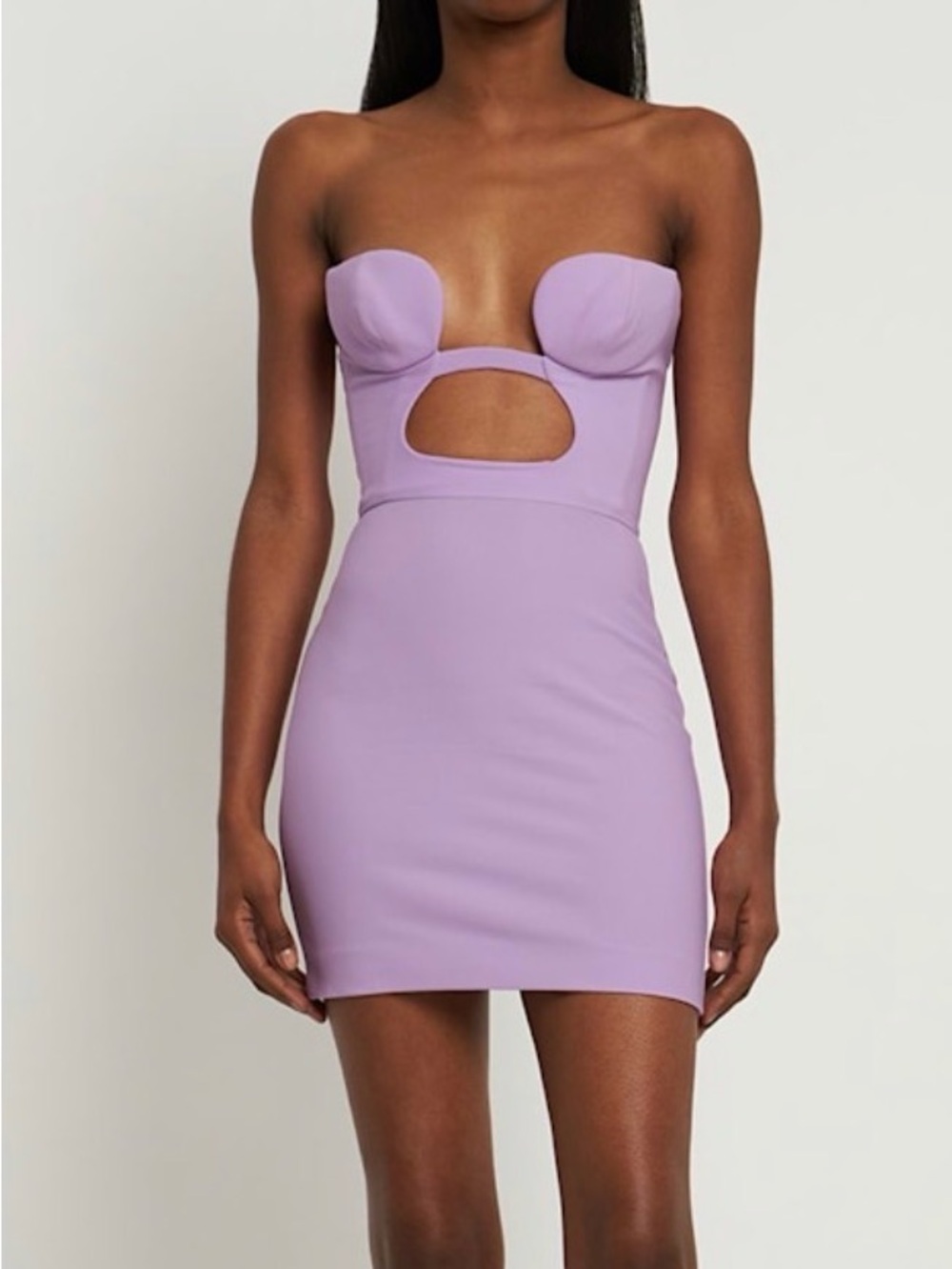 Nensi Dojaka Lilac Mini Dress